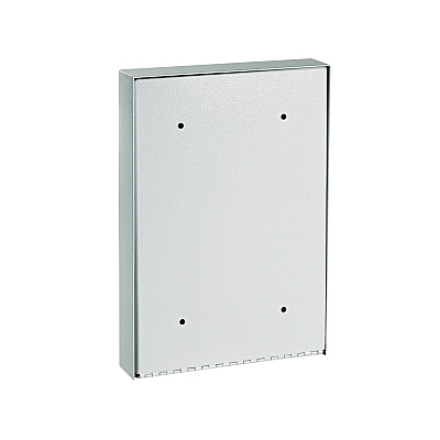 AdirOffice Large Wall Mounted Weatherproof Steel Secure Drop Box, 11 x 2.4 x 16, White (ALHI63114WHI)