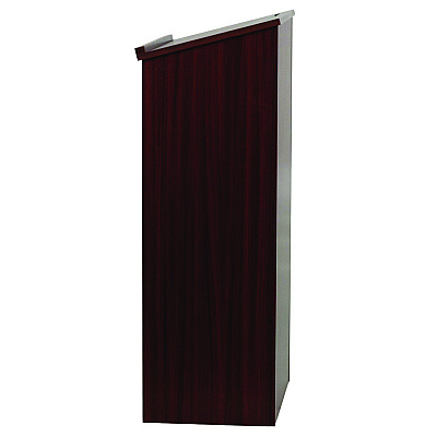 AdirOffice Wood Stand-up Podium Lectern Speaker Stand, 23 x 15 x 45.8, Mahogany (ALHI66101)