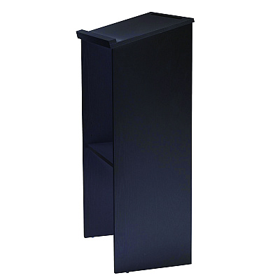 AdirOffice Wood Stand-up Podium Lectern Speaker Stand, 23 x 15 x 45.8, Black (ALHI66101BLK)