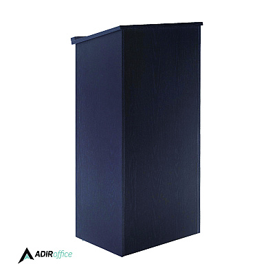 AdirOffice Wood Stand-up Podium Lectern Speaker Stand, 23 x 15 x 45.8, Black (ALHI66101BLK)