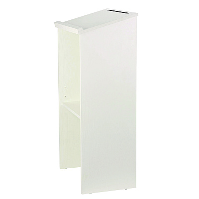 AdirOffice Wood Stand-up Podium Lectern Speaker Stand, 23 x 15 x 45.8, White (ALHI66101WHI)