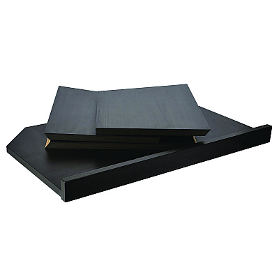 AdirOffice Foldable Tabletop Podium Lectern Speaker Stand, 27 x 16 x 19, Black (ALHI66105BLK)