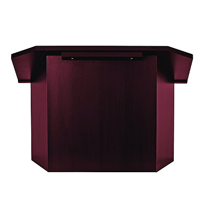 AdirOffice Foldable Tabletop Podium Lectern Speaker Stand, 27 x 16 x 19, Mahogany (ALHI66105MA)
