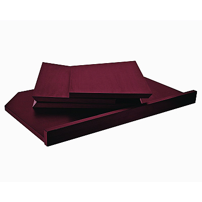 AdirOffice Foldable Tabletop Podium Lectern Speaker Stand, 27 x 16 x 19, Mahogany (ALHI66105MA)