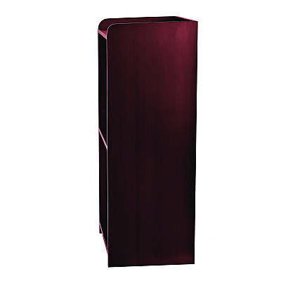 AdirOffice Wood Mobile Presentation Lectern Speaker Stand with Shelves, 22.44 x 16.53 x 45.98, Mahogany (ALHI66107MA)