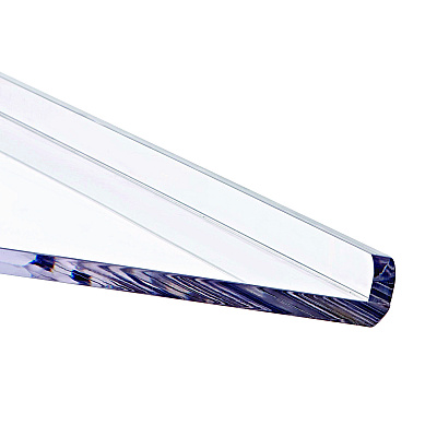 AdirOffice Acrylic Slanted Podium Lectern Speaker Stand, 26.75 x 12.5 x 47, Clear (ALHI66103CLR)