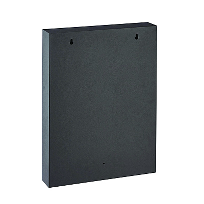 AdirOffice Steel Digital Lock Key Cabinet, 60-Key, 13 x 2.6 x 17, Stainless Steel 304, Black (ALHI68060BLK)
