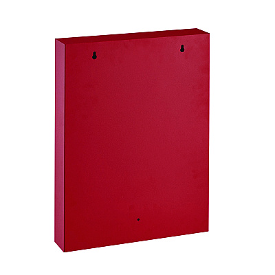 AdirOffice Steel Digital Lock Key Cabinet, 60-Key, 13 x 2.6 x 17, Stainless Steel 304, Red (ALHI68060RED)
