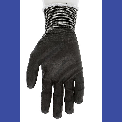 MCR Safety Cut Pro 92721 Gloves, 10" Long, Large, Black, 12 Pairs (92721L)