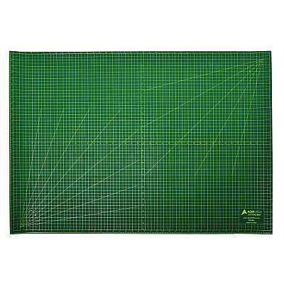 AdirOffice Reversible Self Healing Cutting Mat, 30 x 42, Green/Black (ALHICM3042)