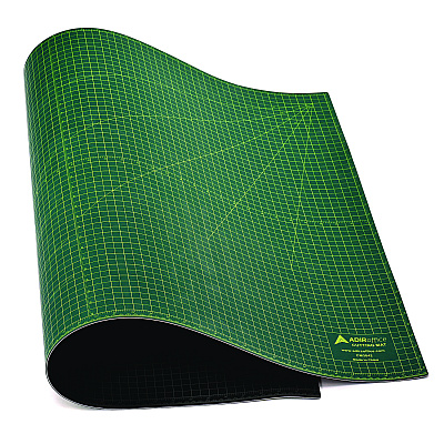 AdirOffice Reversible Self Healing Cutting Mat, 30 x 42, Green/Black (ALHICM3042)