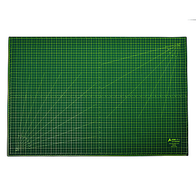 AdirOffice Reversible Self Healing Cutting Mat, 24 x 36, Green/Black (ALHICM2436)