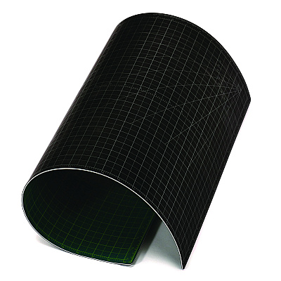 AdirOffice Reversible Self Healing Cutting Mat, 18 x 24, Green/Black (ALHICM1824)