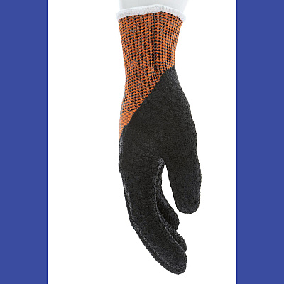 MCR Safety Cut Pro 92743LT Gloves, 10" Long, Medium, Black/Orange, 12 Pairs (92743LTM)