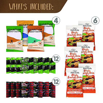 Snack Box Pros Energy Snack Box, 60 Assorted Snacks/Box (GRR70000164)