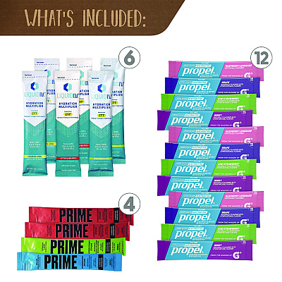 Snack Box Pros Drink Mixes Snack Box, 50 Assorted Mixes/Box (GRR70000165)