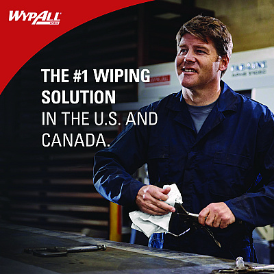 WypAll Disinfecting Wipes, 1-Ply, 5.16 x 8.5, Fresh Scent, White, 185 Sheets/Canister, 3 Canisters/Carton (KCC54481)