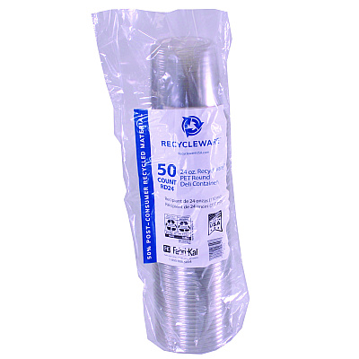 Fabri-Kal Container,Food,Rd24,Clr