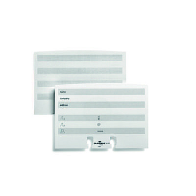 Durable TELINDEX Desk Address Card File, Holds 500 2.88 x 4.13 Cards, 5.13 x 9.31 x 3.56, Plastic, Graphite/Black (DBL241201)