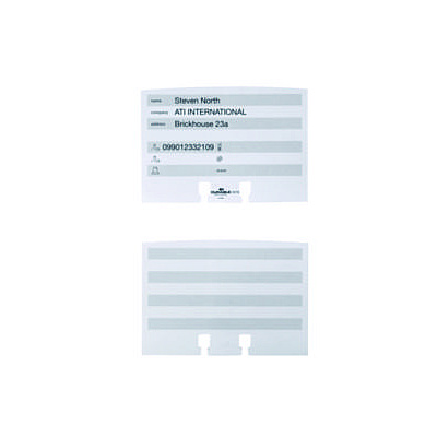 Durable TELINDEX Desk Address Card File, Holds 500 2.88 x 4.13 Cards, 5.13 x 9.31 x 3.56, Plastic, Graphite/Black (DBL241201)