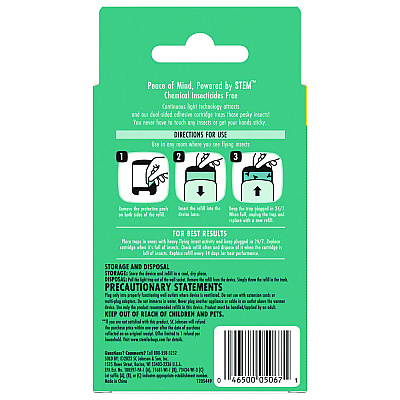 SC Johnson STEM Light Trap Refills, 3 Refills/Pack, 8 Packs/Carton (372883)