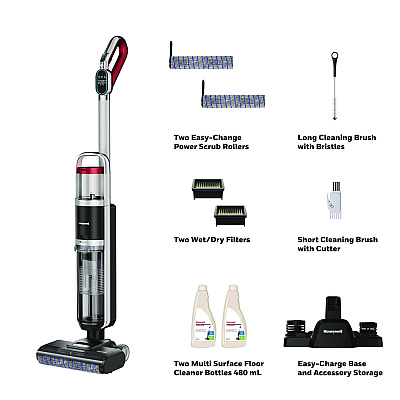 Honeywell Ultamax Elite FC20 Cordless Floor Cleaner, 13.5 Cleaning Path, Graphite (HWLHFC20UMPGE01)