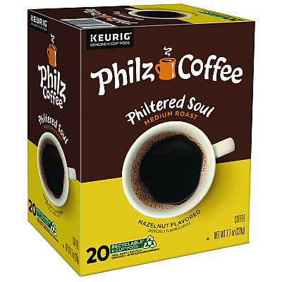 Philz Coffee Philtered Soul K Cups, Hazelnut, 80/Carton (GMT0119CT)