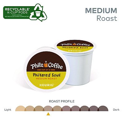Philz Coffee Philtered Soul K Cups, Hazelnut, 80/Carton (GMT0119CT)
