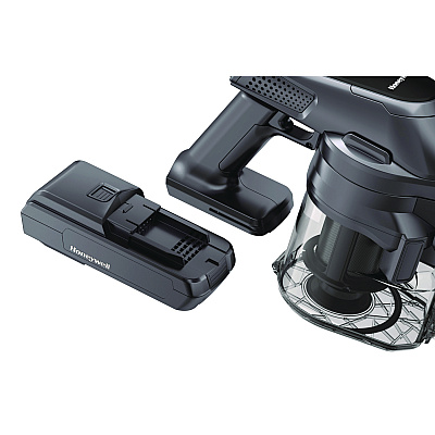Honeywell Aeromax Pro VC16 Cordless Vacuum, 8.5 Cleaning Path, Dark Silver (HWLHVC16AMPSG01)