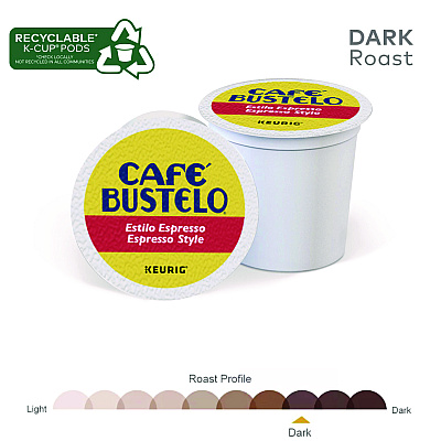 Cafe Bustelo Espresso Style K-Cups, 96/Carton (GMT6106CT)