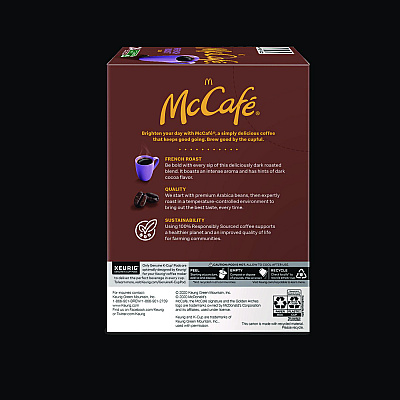 McCafe French Roast K-Cup, 24/BX (GMT7466)