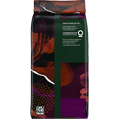 Starbucks Whole Bean Coffee, Dark Espresso Roast, 16 oz Bag (SBK11017855)