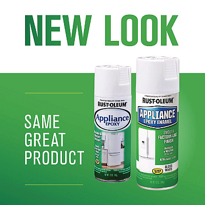 Rust-Oleum Specialty Appliance Epoxy Spray Paint, Gloss White, 12 oz Aerosol Can (7881830EA)