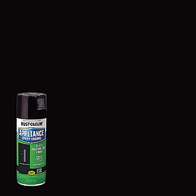 Rust-Oleum Specialty Appliance Epoxy Spray Paint, Gloss Black, 12 oz Aerosol Can (7886830EA)