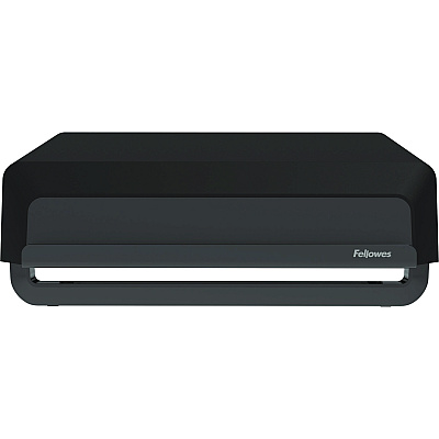 Fellowes Breyta Monitor Stand, 13.94" x 11.97" x 3.25" to 6", Black, Supports 33 lbs (FEL100098502)