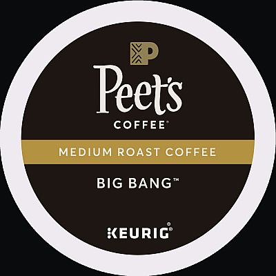 Peet's Coffee Big Bang K-Cups, 88/Carton (GMT6664CT)