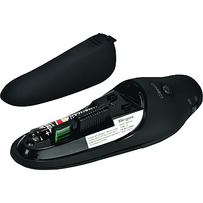 Targus Wireless USB Presenter with Laser Pointer, Class 2, 50 ft Range, Black (AMP16US)