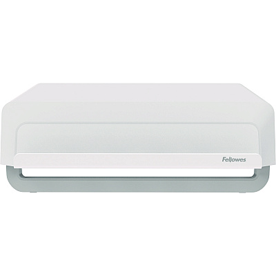 Fellowes Breyta Monitor Stand, 13.94" x 11.97" x 3.25" to 6", White, Supports 33 lbs (FEL100098565)