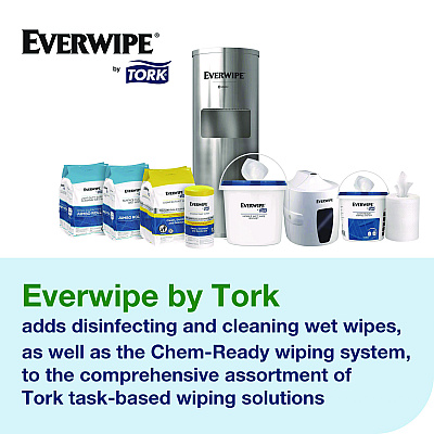 Tork Chem-Ready Buckets, 8.5 x 7 x 7, White, 5/Carton (192850)