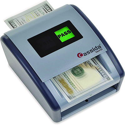 Cassida OmniID Counterfeit Detector, Infrared, Magnetic Strip Detection, UV Light, U.S. Currency
