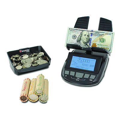 Cassida TillTally Money Scale, 1 lb Capacity, 6 x 3 Platform, Black