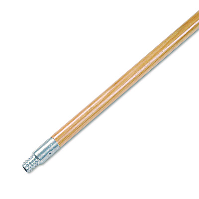 Boardwalk Metal Tip Threaded Hardwood Broom Handle, 0.94" dia x 60", Natural (BWK136)