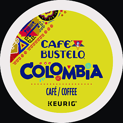 Cafe Bustelo 100 Percent Colombian K-Cups, 24/Box (GMT6107)