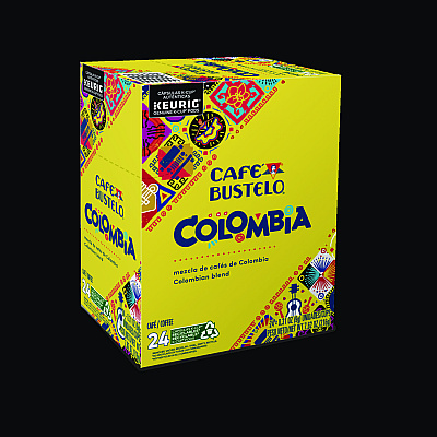 Cafe Bustelo 100 Percent Colombian K-Cups, 96/Carton (GMT6107CT)