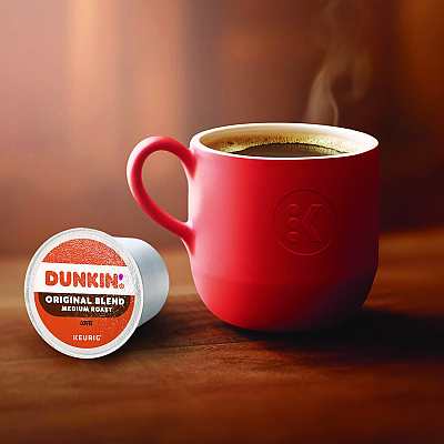 Dunkin Donuts K-Cup Pods, Dunkin Regular, 88/Carton (GMT1267CT)