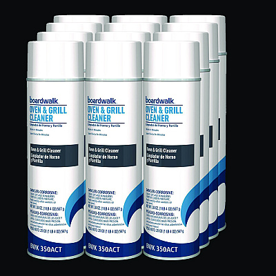 Boardwalk Oven and Grill Cleaner, 19 oz Aerosol Spray, 12/Carton (BWK350ACT)