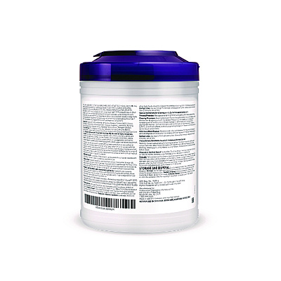 Sani Professional Super Sani-Cloth Germicidal Disposable Wipes, 1-Ply, 6 x 6.75, Unscented, White, 160/Canister, 12 Canisters/Carton (NICQ55172)