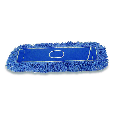 Rubbermaid Commercial Twisted Loop Blend Dust Mop, Blend, 36 x 5, Blue (RCPJ255BLUE)