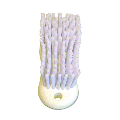 Boardwalk Scrub Brush, White Polypropylene Bristles, 6" Brush, 6" Handle (BWKFSCBWH)