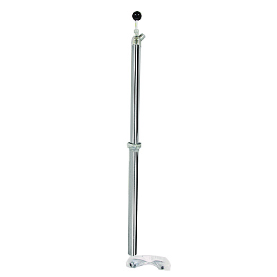 Boardwalk Bottle Pump, 22 oz/Pump, Steel, 42.5" Tall, Chrome, 6/Carton (BWK00422)